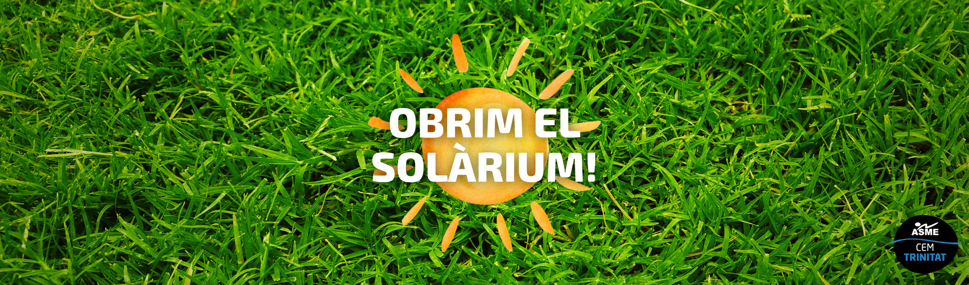 El solàrium del CEM Trinitat Vella obre del 4 de maig a 4 d’octubre!