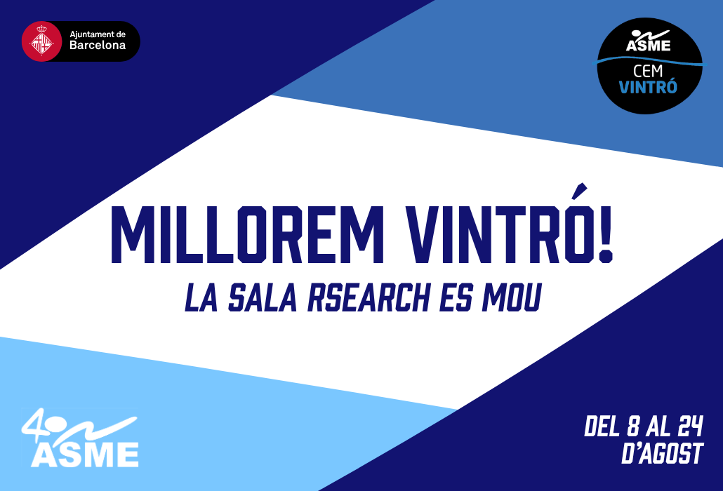 Iniciem les obres de millora de la sala Rsearch del CEM Vintró