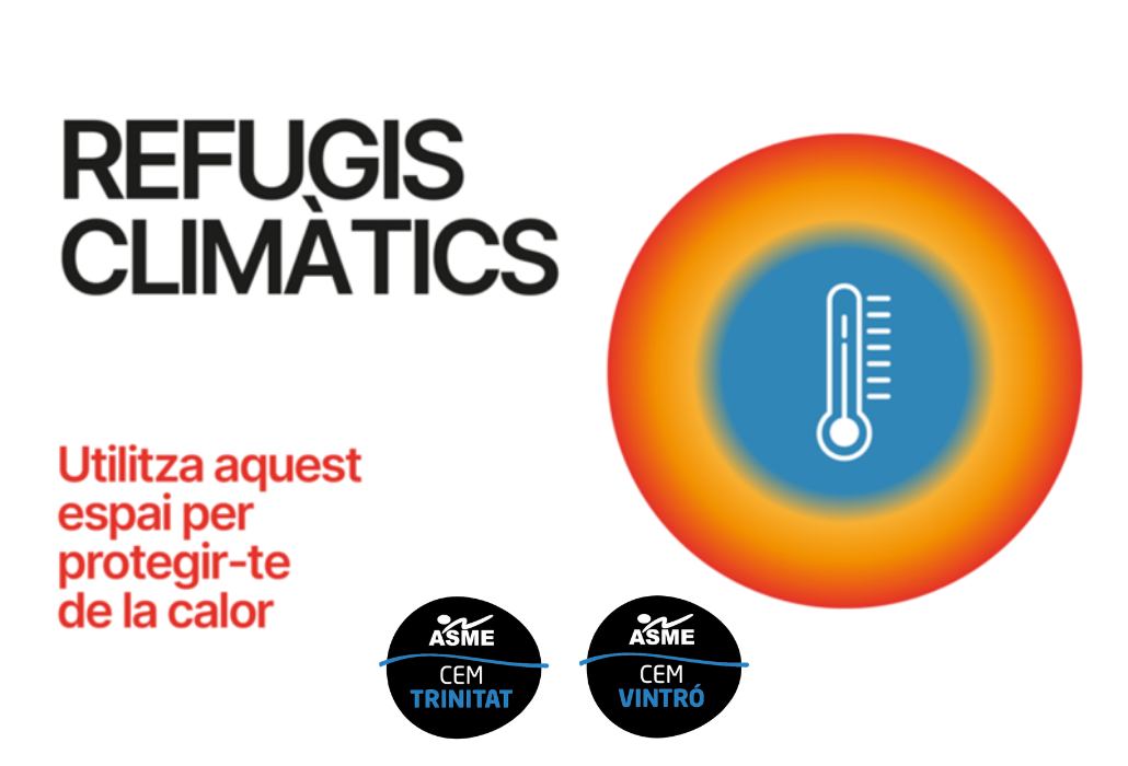 ONADA DE CALOR? SOM REFUGIS CLIMÀTICS!
