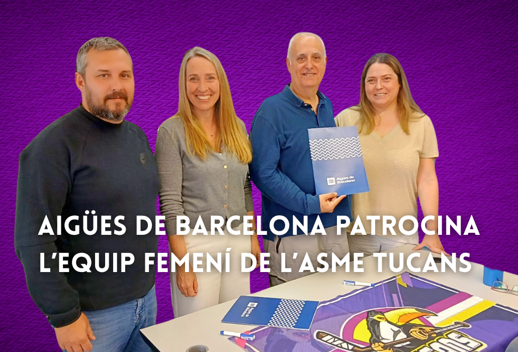 Aigües de Barcelona patrocina l’equip d’elit femení de l’ASME Tucans