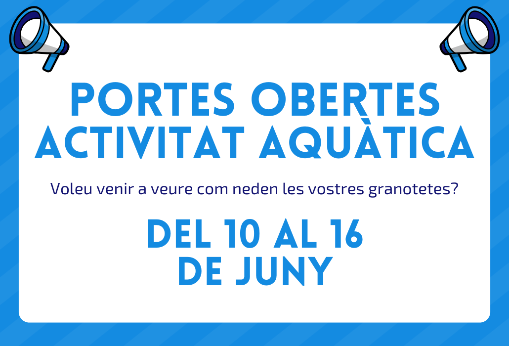 Setmana de Portes Obertes d’Activitat Aquàtica
