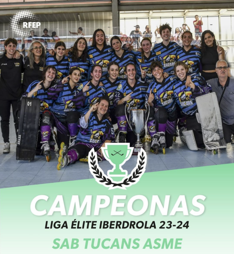 Les noies de Tucans, campiones de la Liga Élite Iberdrola 23/24 