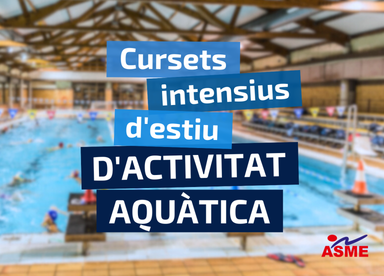 Obertes les inscripcions pels Cursets intensius d’estiu d’activitat aquàtica