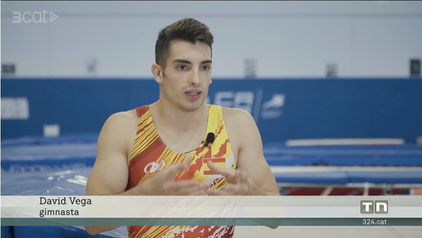 David Vega, gimnasta d’ASME, a la Copa del Món de Trampolí a Florida