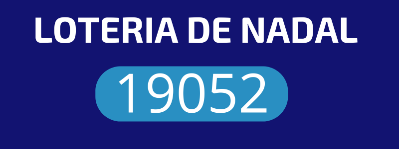 JA ESTÀ DISPONIBLE LA LOTERIA DE NADAL!