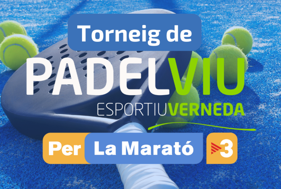 Pàdel solidari al Padelviu per La Marató de TV3