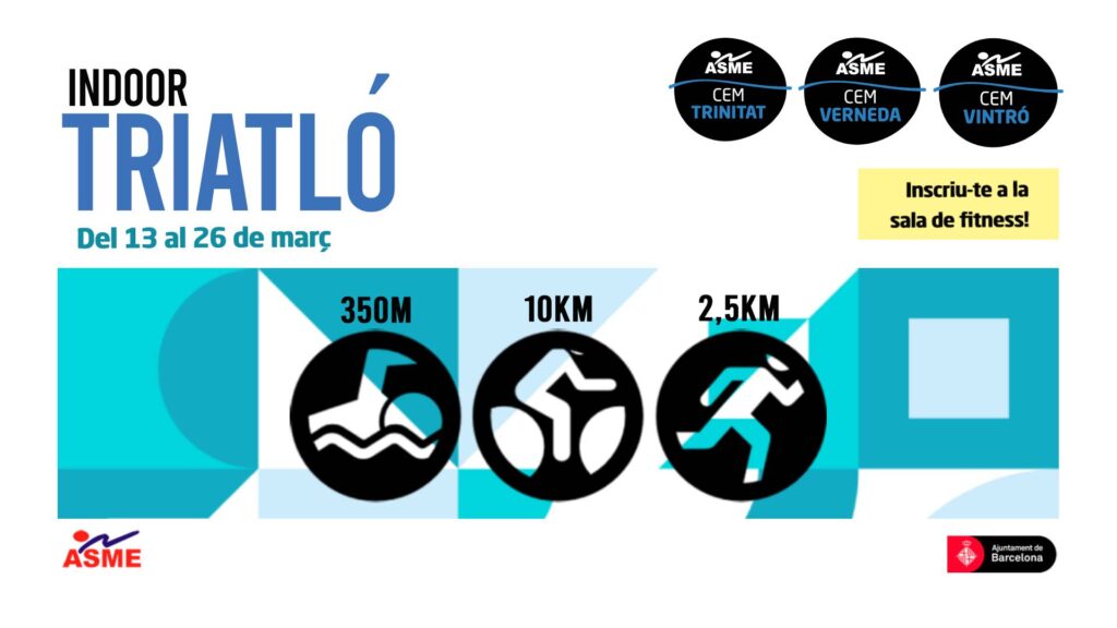 Indoor Triatló als centres ASME