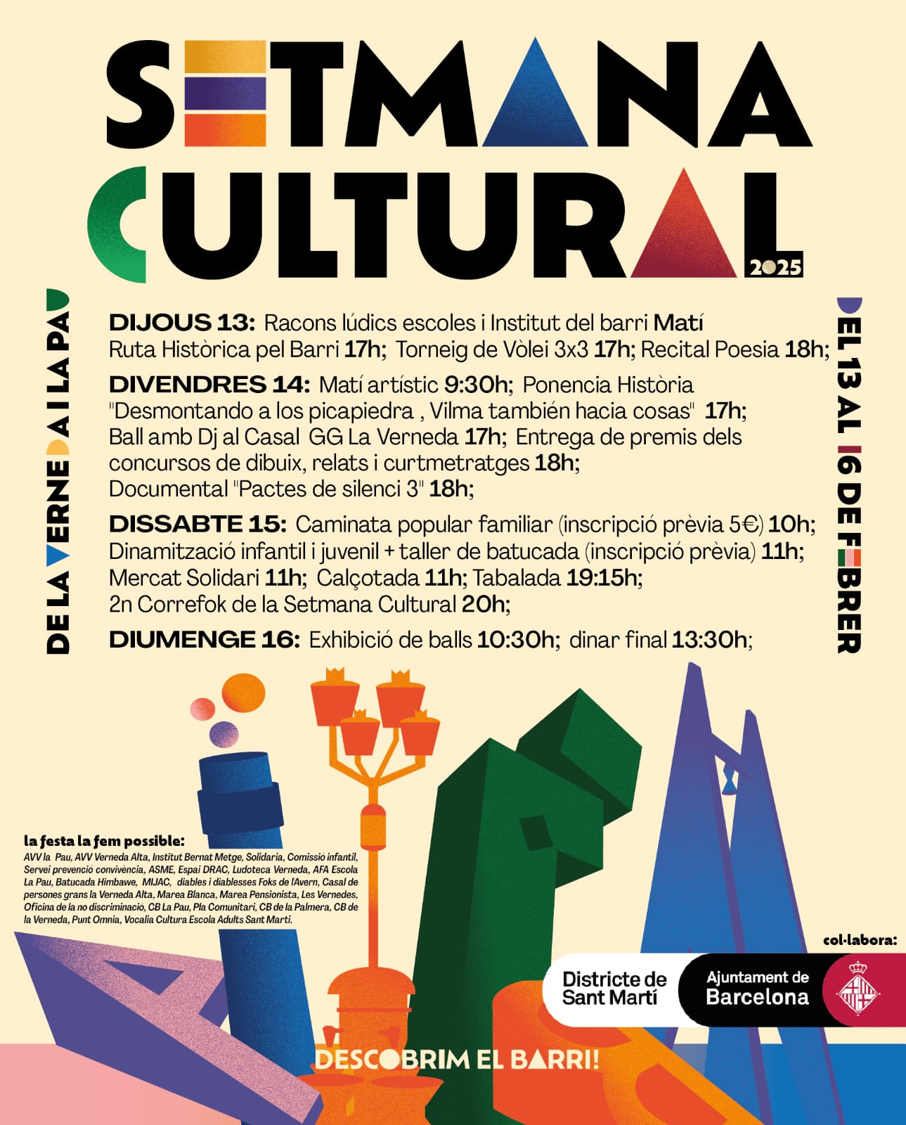 ASME participa en la Setmana Cultural de la Verneda i La Pau amb activitats esportives i comunitàries